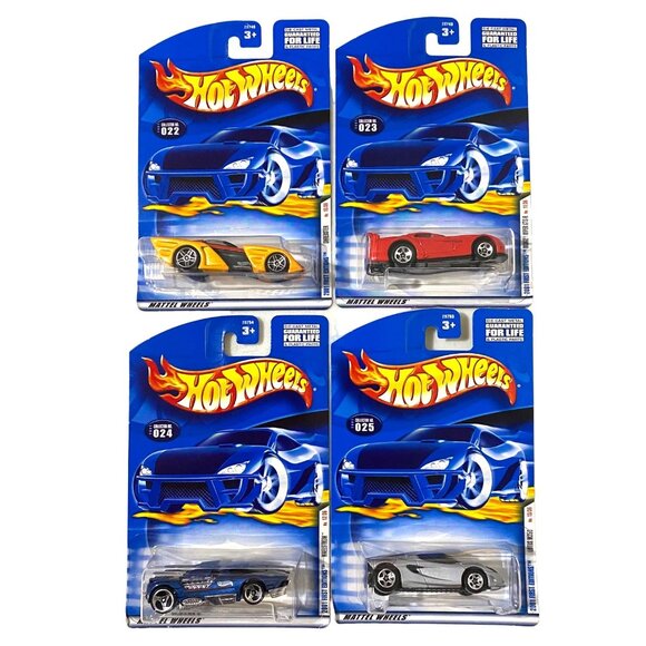 Hot Wheels 2001 First Editions Lot of 4 Shredster Dodge Viper Maelstrom Lotus - Picture 1 of 2